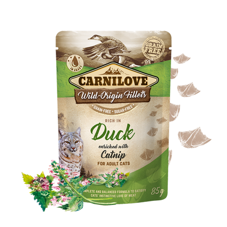 Carnilove Rich in Duck enriched with Catnip 85g