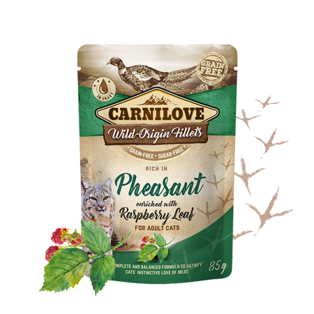Carnilove Rich in Pheasant enriched with Raspberry Leaves 85g