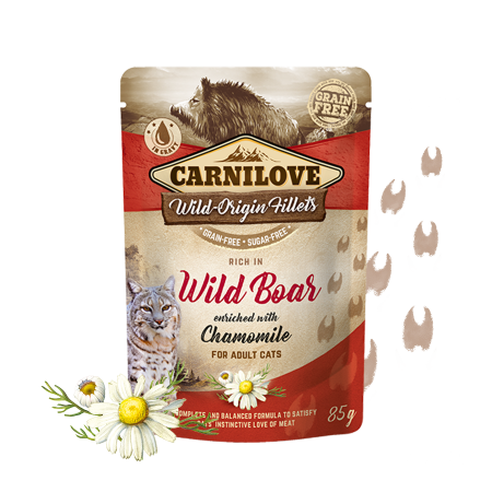 Carnilove Rich in Wild Boar enriched with Chamomile 85g