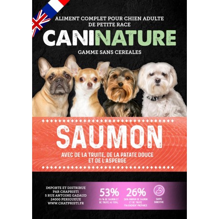 Adulte Petite Race Saumon & Truite Grain Free - CaniNature