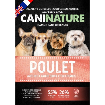 Adulte Petite Race Poulet Grain Free - CaniNature