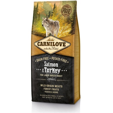 Carnilove Salmon & Turkey for large breed adult 12kg