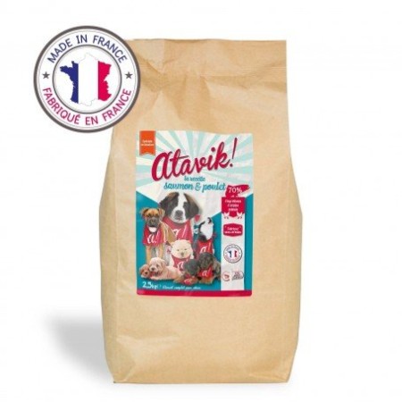 Chiot Saumon & Poulet - Made in France - Atavik