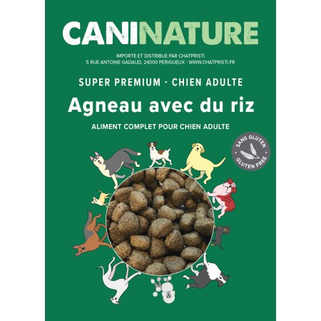 Adulte Agneau & Riz SANS GLUTEN CaniNature Super Premium