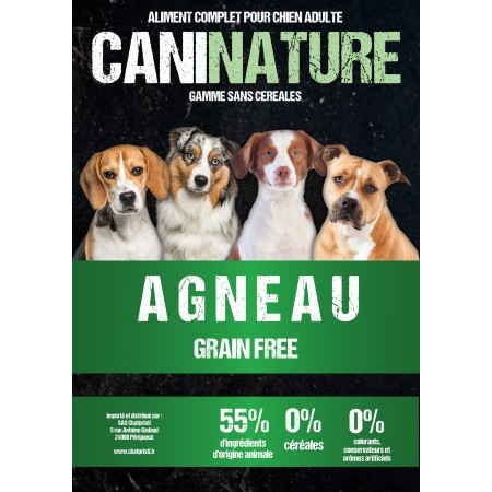 Adulte Agneau Grain Free - Caninature v2.0