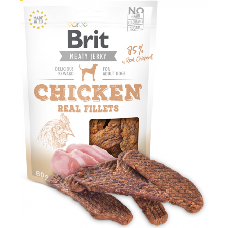 Brit Meat Jerky Snack - Chicken Fillets 80g