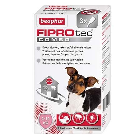 FIPROtec® COMBO 67mg/60,3mg Solution pour spot-on pour petits chiens.