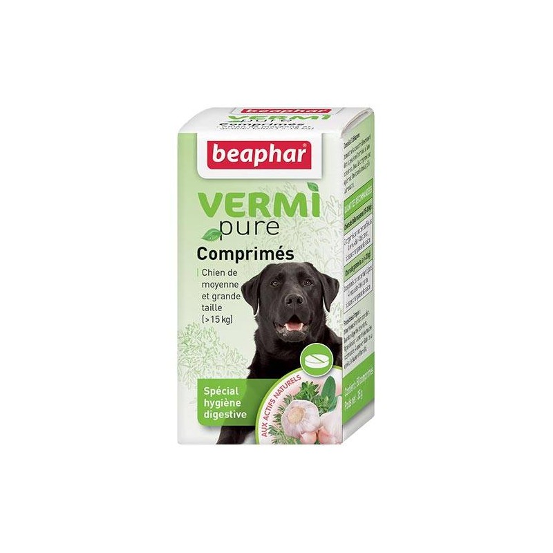 VERMIpure, comprimés aux plantes chien (15kg)