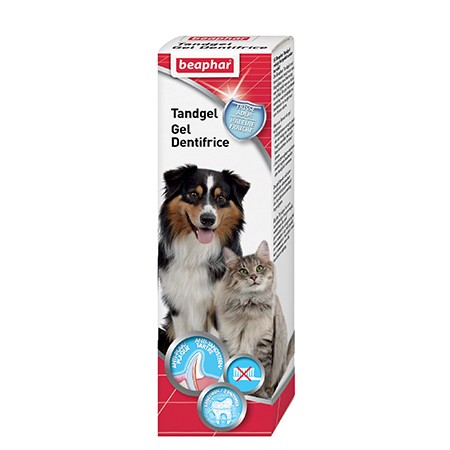 Dentifrice gel haleine fraîche pour chien et chat 100g