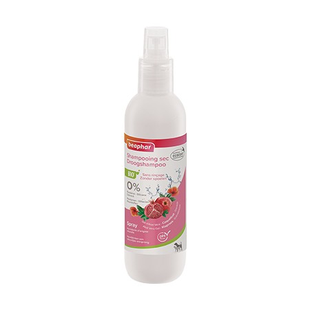 Spray shampoing sec écocertifié pour chien et chat 200ml