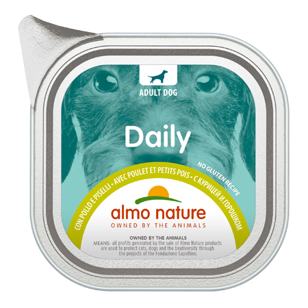 Barq. Poulet & Petits Pois Daily No Gluten 100g