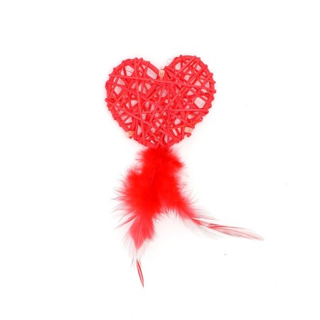 Jouet Coeur avec plumes