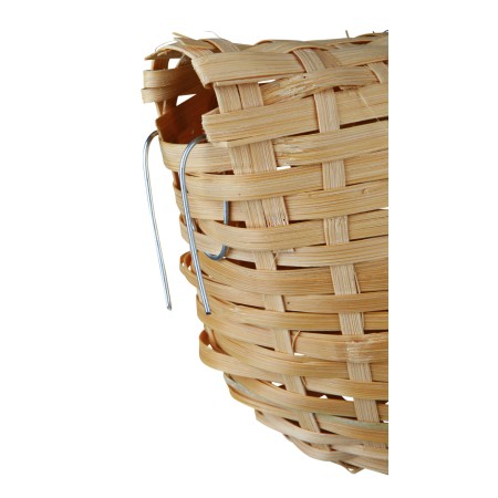 Nid exotique en bambou - 12×15 cm