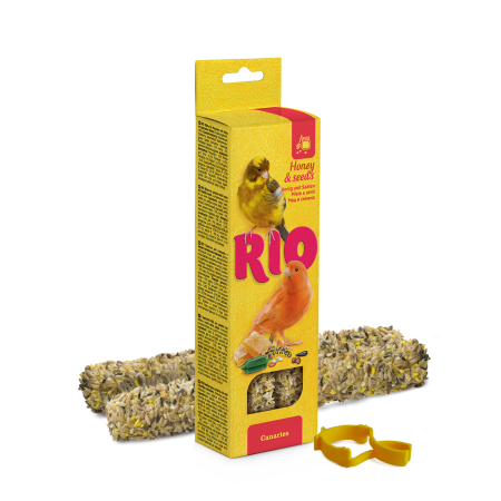 Bâtonnets RIO pour canaris avec miel et graines 2x40g