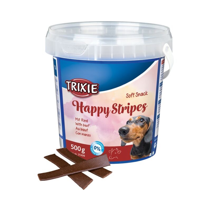 Soft Snack Happy Stripes au boeuf 500gr