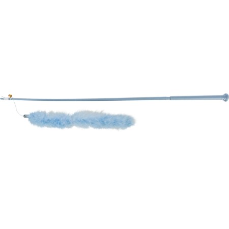 Canne à pêche XXL avec boa de plumes 65cm
