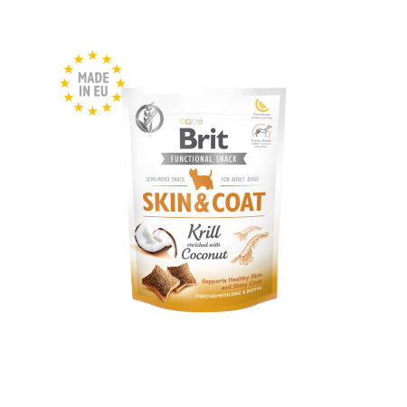 Brit Care Dog Functional Snack Skin&Coat Krill 150gr