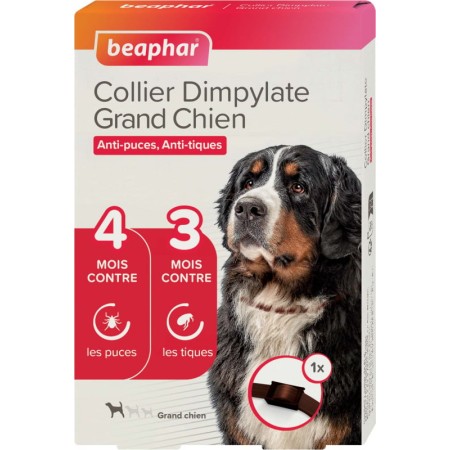 Collier antiparasitaire au Dimpylate pour grand chien
