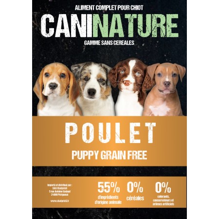 Chiot Poulet Grain Free - Caninature v2.0