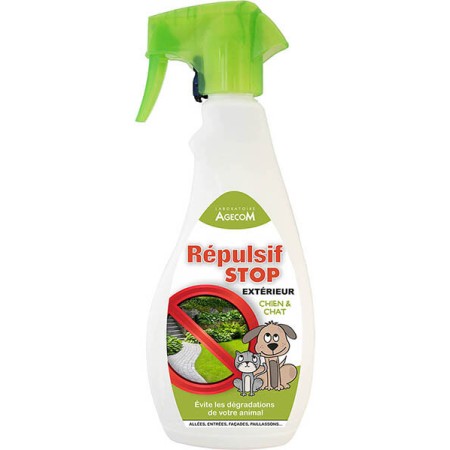 Répulsif Stop - Spray répulsif extérieur chien et chat 500 ml