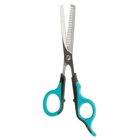 Ciseaux à effiler en acier inox/plast. 16 cm