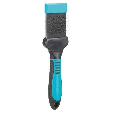 Brosse souple, tête flex., en plast./poils métal, 5 × 20 cm