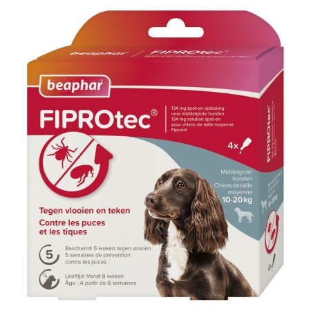Fiprotec 134 mg solution spot-on pour chiens de taille moyenne