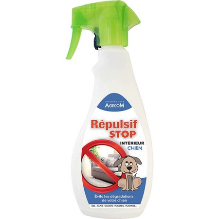 Répulsif Stop - Spray Répulsif Intérieur Chien 500 ml - Gardez Votre Intérieur Protégé