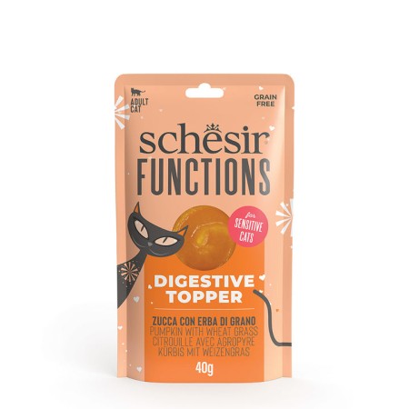 Schesir Functions Digestive Topper 40g - Support Digestif pour Chats