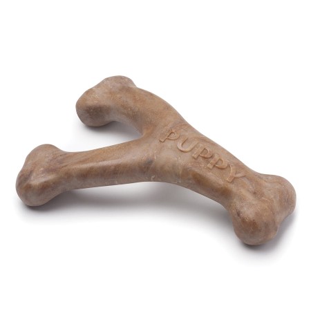 Benebone Bacon Puppy Wishbone - Jouet à Mâcher pour Chiots